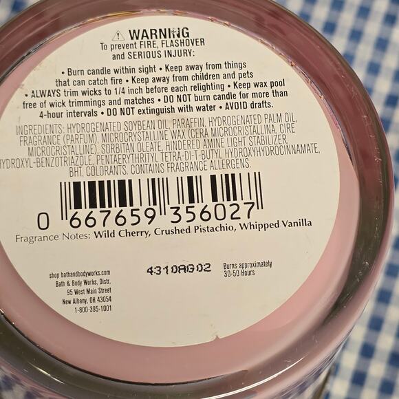 BBW Sweetheart Cherry Single Wick Candle & Ultimate Hydration Body Cream - Picture 2 of 3